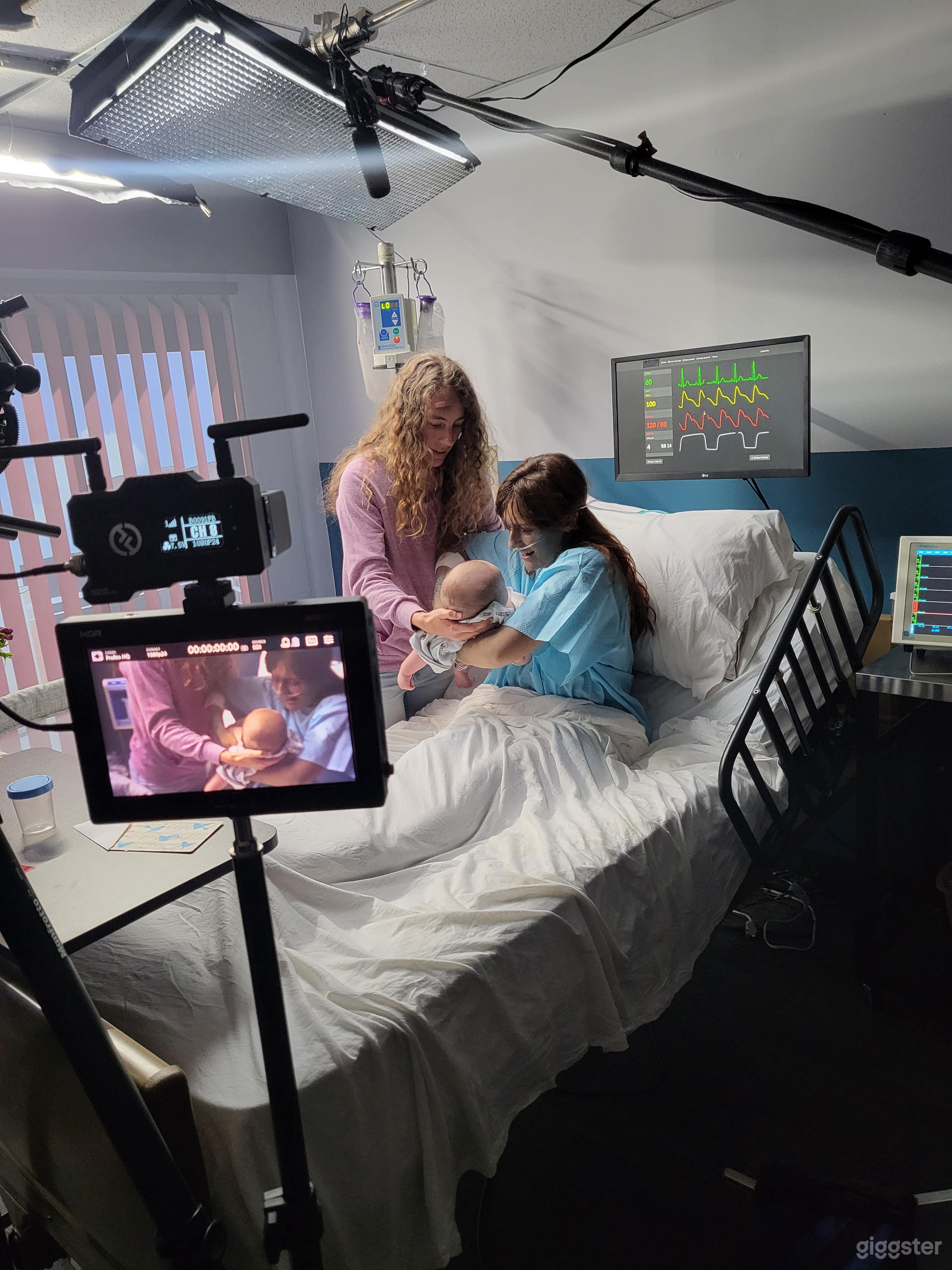 Hospital Room Set for Filming Photo 2