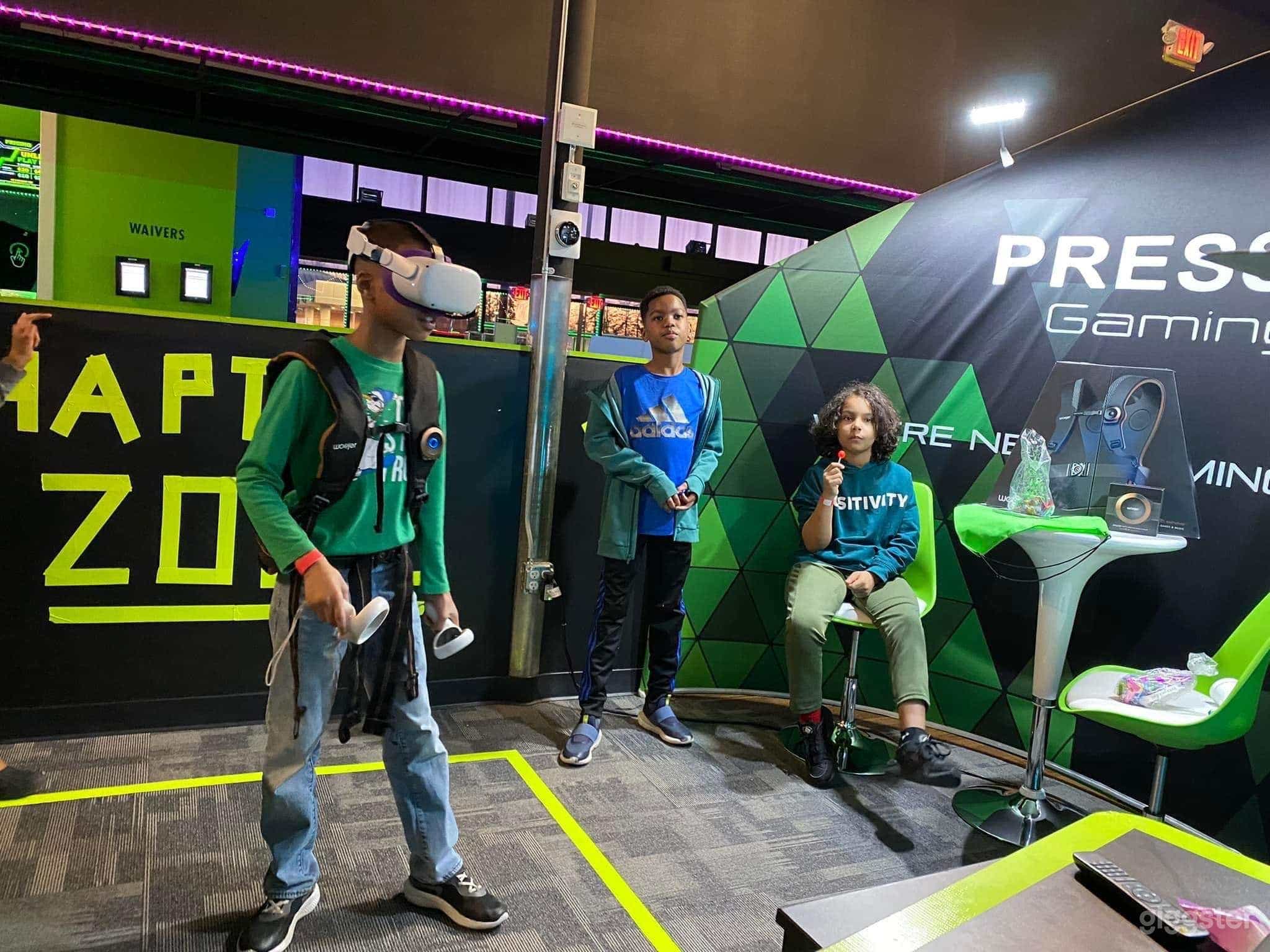 Modern Arcade VR Entertainment and Gaming Space with Bar and Food Buyout Photo 2