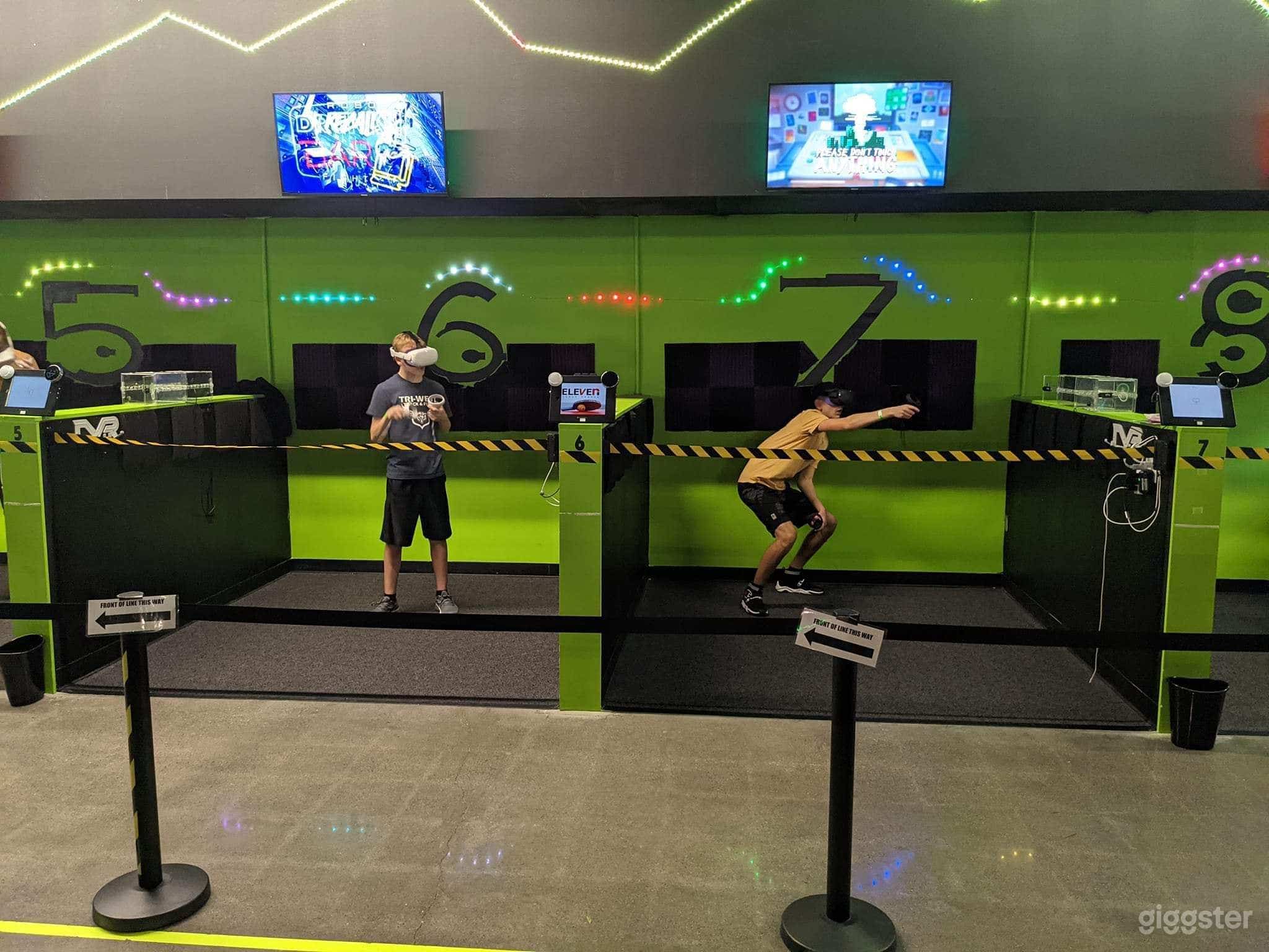 Modern Arcade VR Entertainment and Gaming Space with Bar and Food Buyout Photo 1