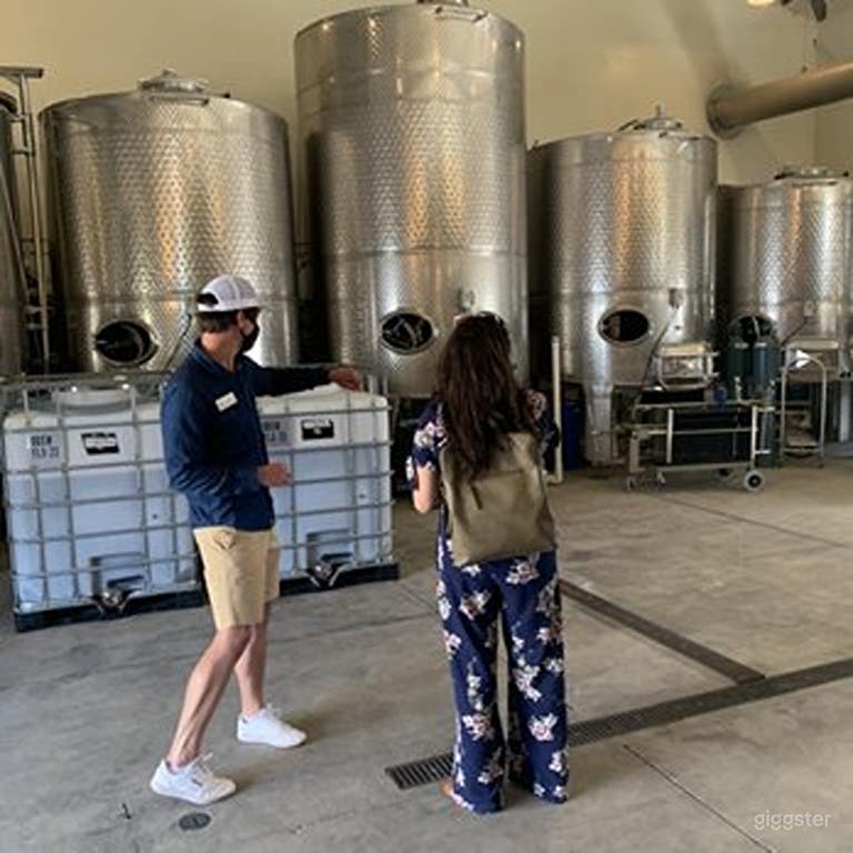  Wine Production and Beer Brewing Area in a 22-Acre Winery & Vineyard 