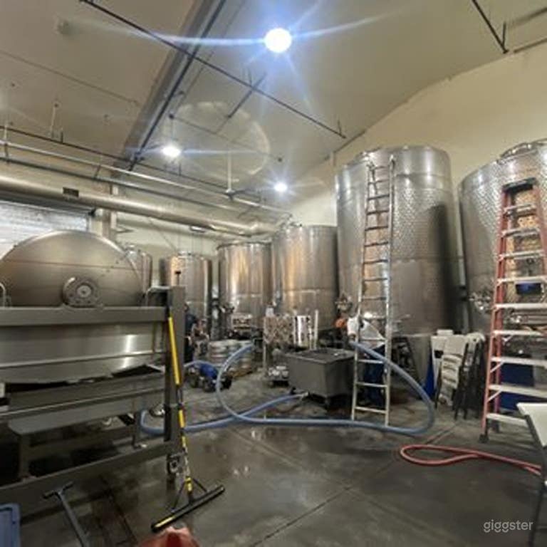  Wine Production and Beer Brewing Area in a 22-Acre Winery & Vineyard 