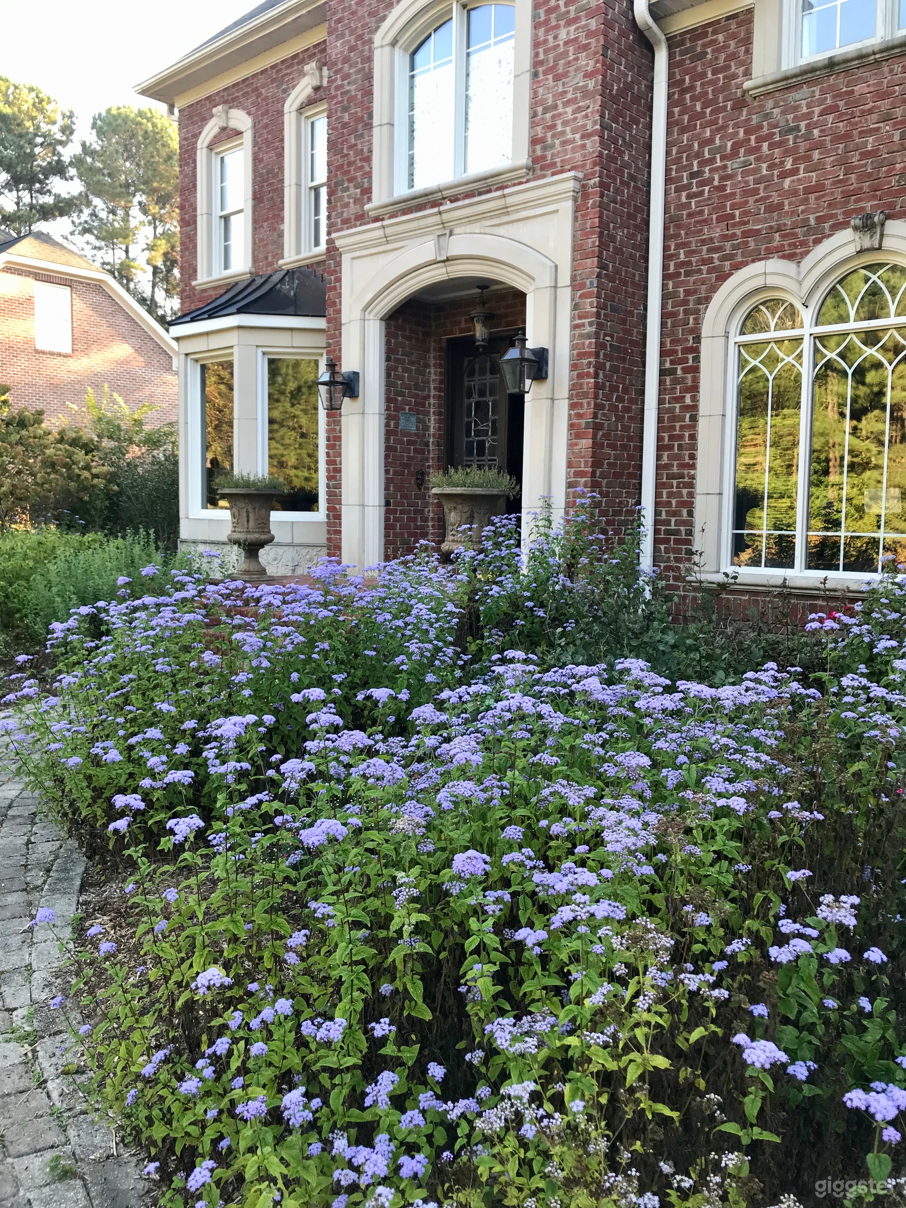 1 acres of gardens surrounding the home.