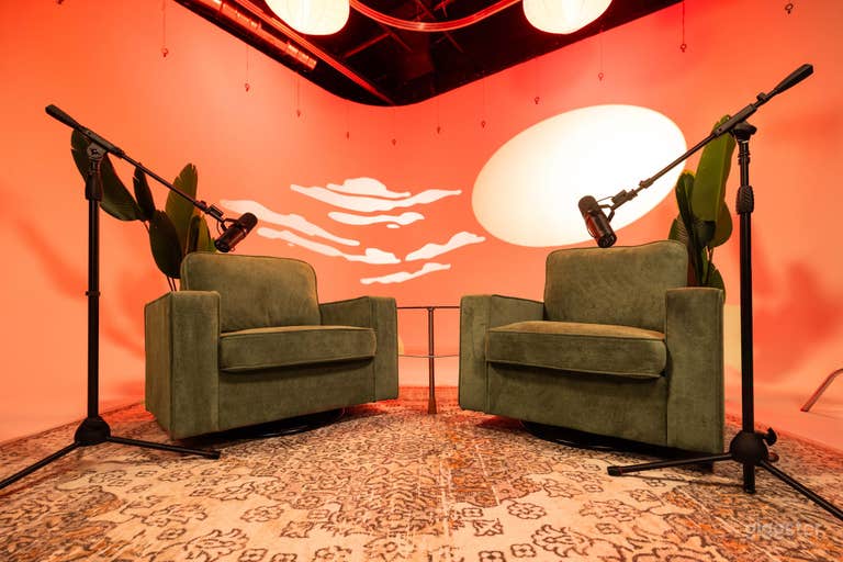  Horizon LED Wall Podcast Studio with Full Crew 