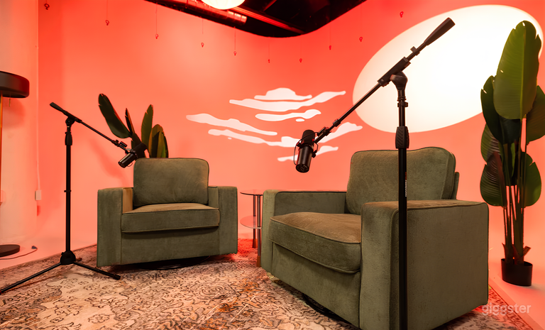  Horizon LED Wall Podcast Studio with Full Crew 