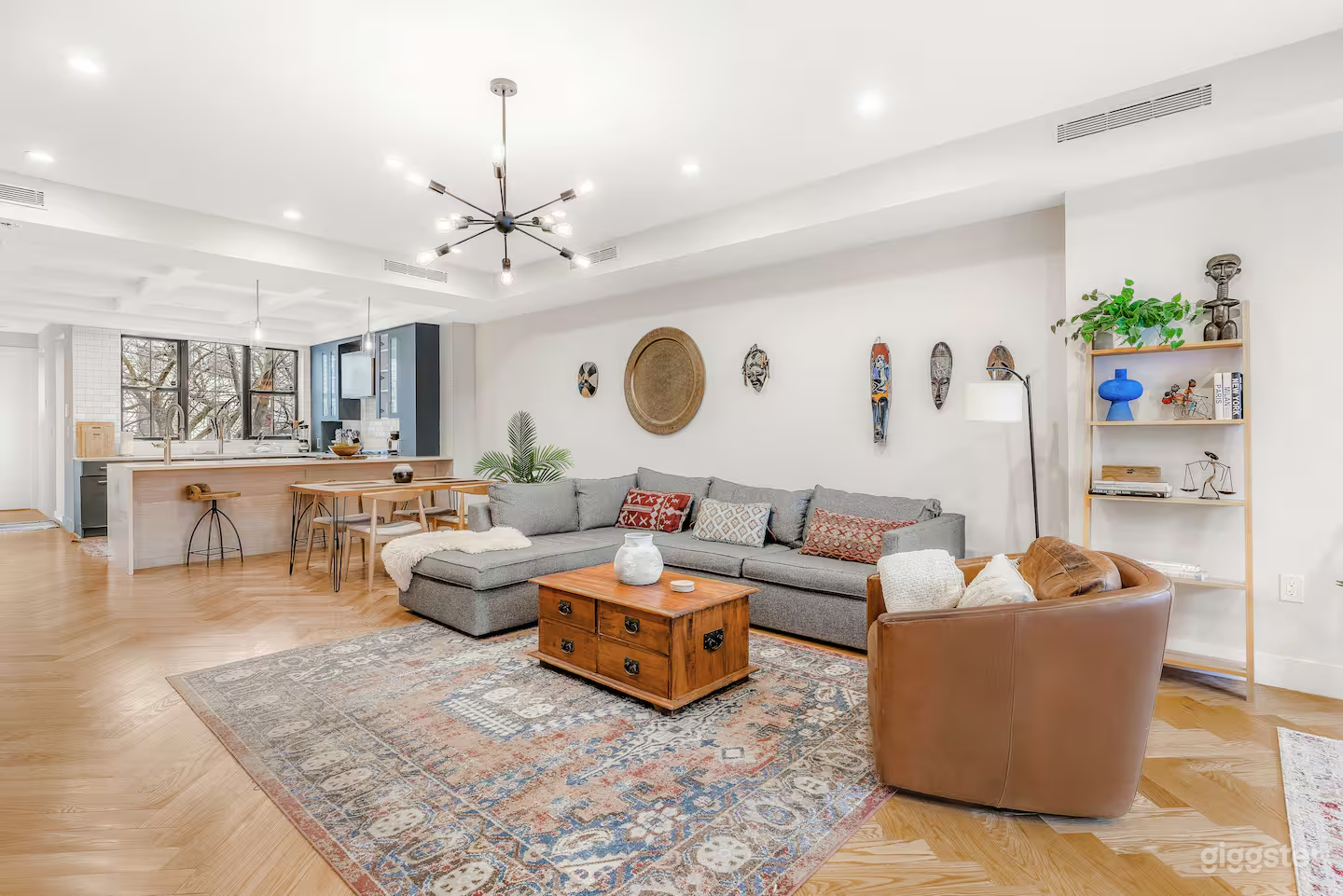 Open Living/Dining Area