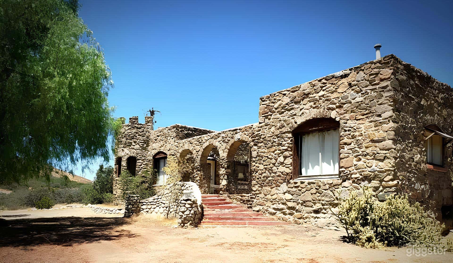 Mission style rock church in rural Acton on 40 ac Photo 4