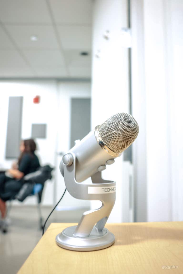  Podcast Studio with Professional Plug & Play Setup 