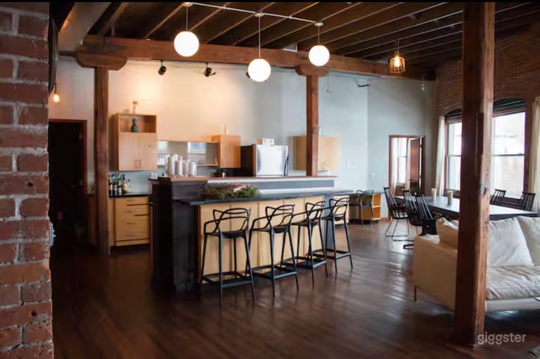  Stylish Downtown Detroit Loft for Events, Pop-Ups & Celebrations 