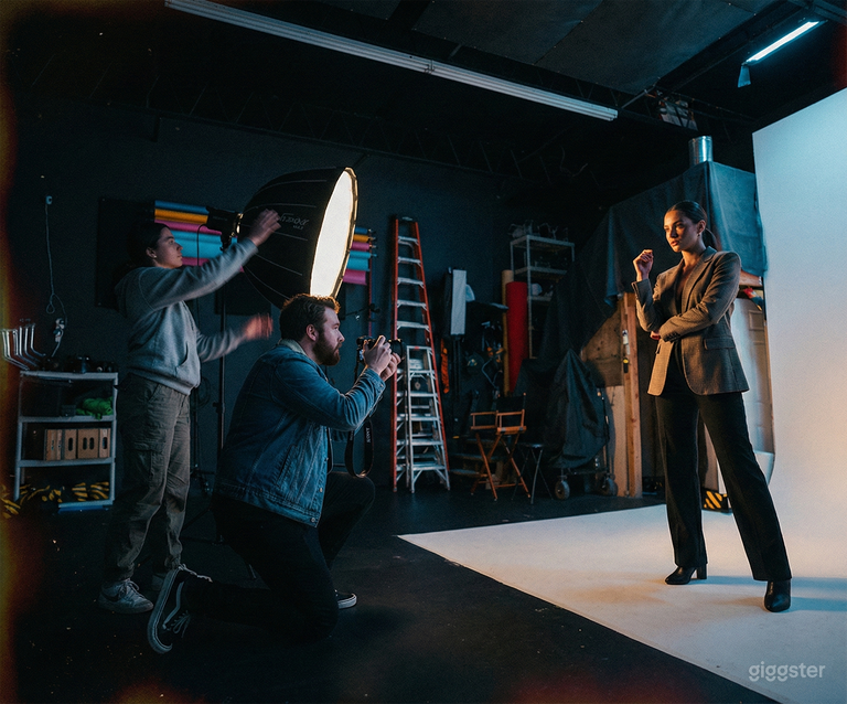  In studio photoshoot 