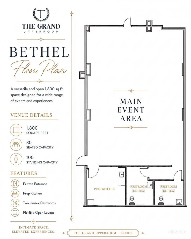 La Suite Bethel: Un Lugar Elegante y Versátil 