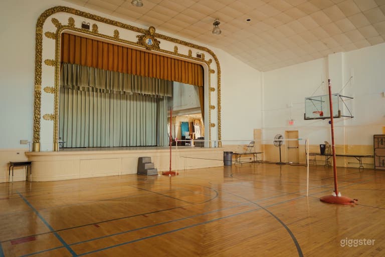  Vintage Auditorium Theatre with Basketball Gym 