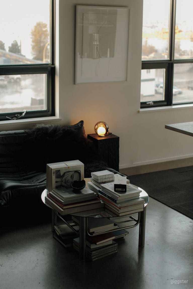  Curated Bright Industrial Loft  