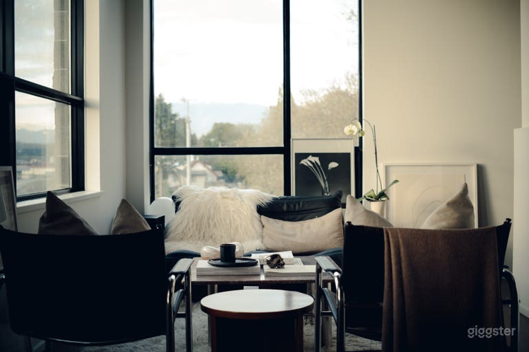  Curated Bright Industrial Loft  