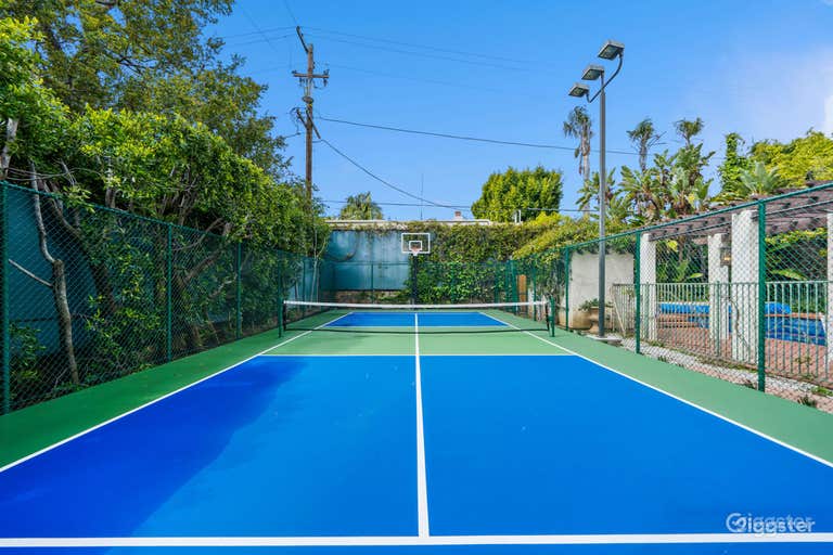  ENCHANTING SPANISH HAVEN: BASKETBALL & TENNIS COURT 
