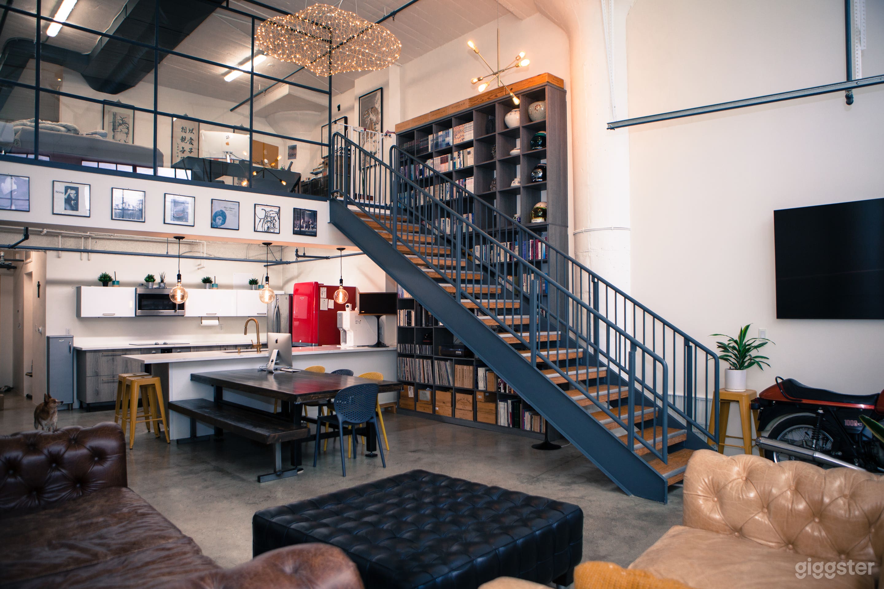 Stairway with book case
