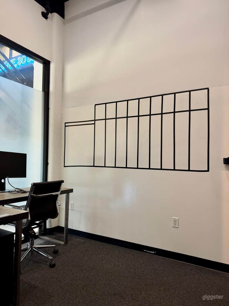  2 Person Furnished Space with Whiteboard Wall - Office 102 