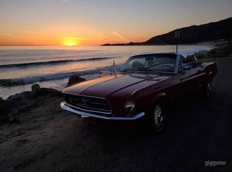  #76,019 Classic 1967 Red Mustang Convertible  