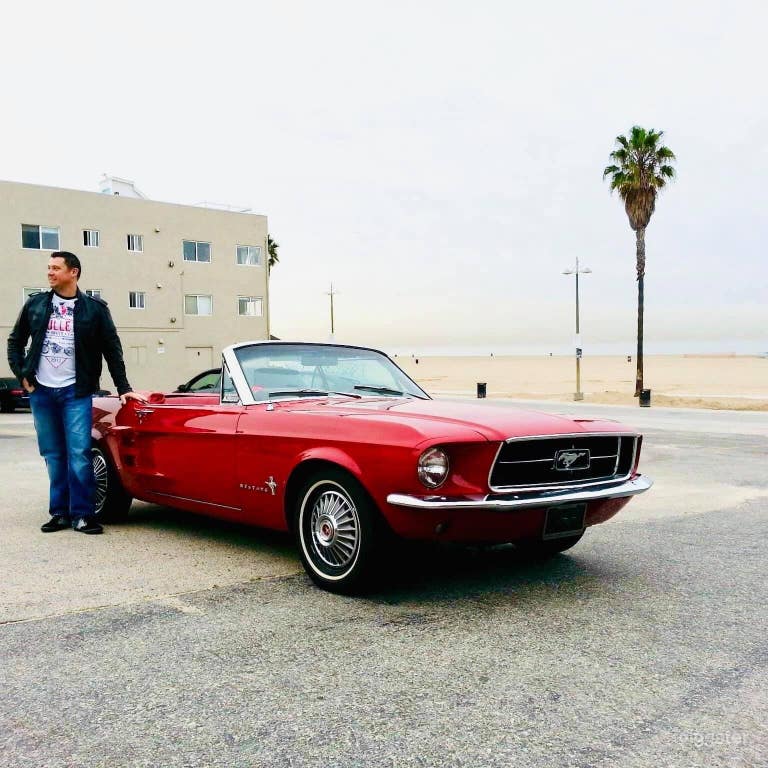  #76,019 Classic 1967 Red Mustang Convertible  