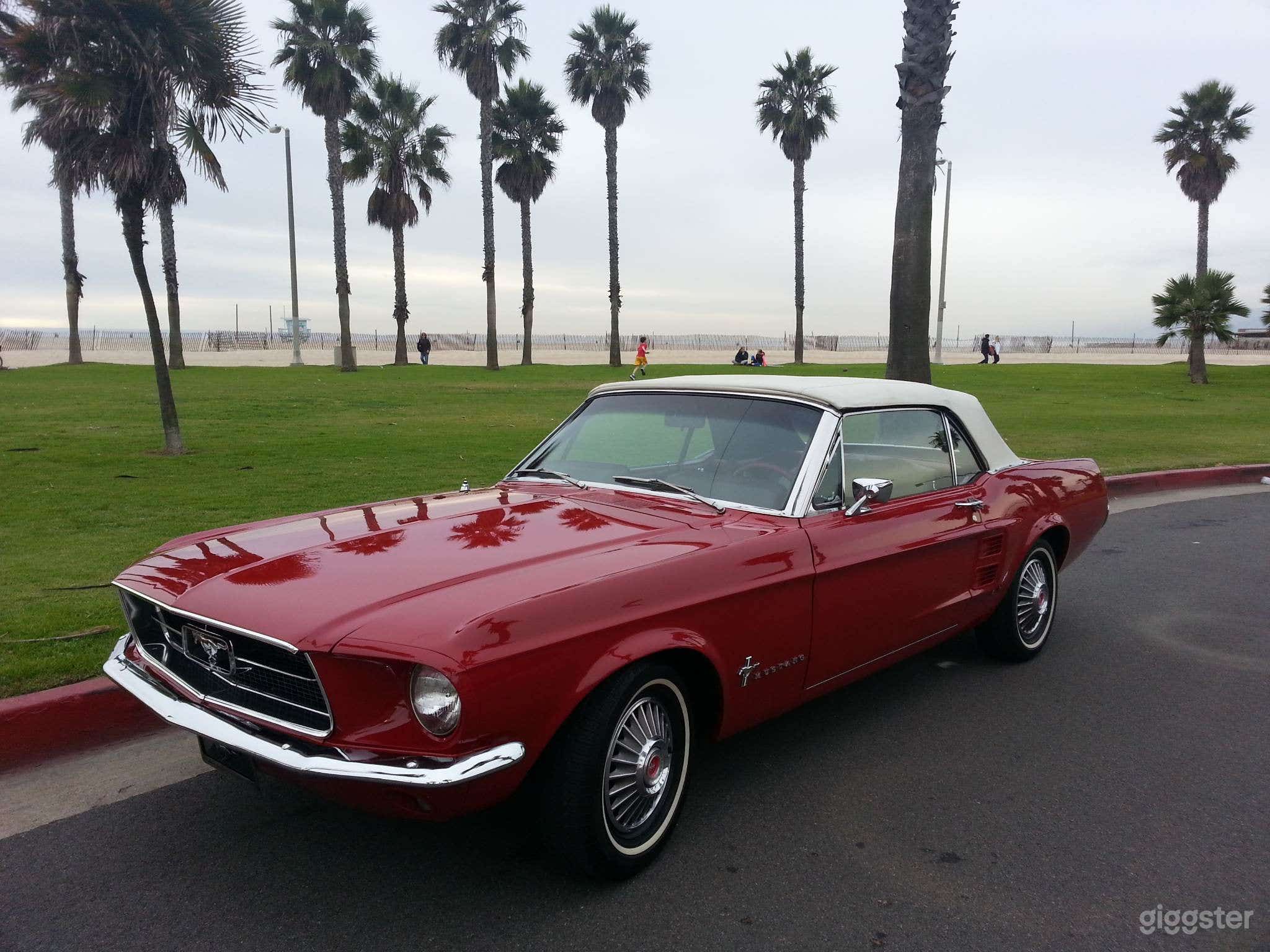 #76,019 Classic 1967 Red Mustang Convertible  Photo 3
