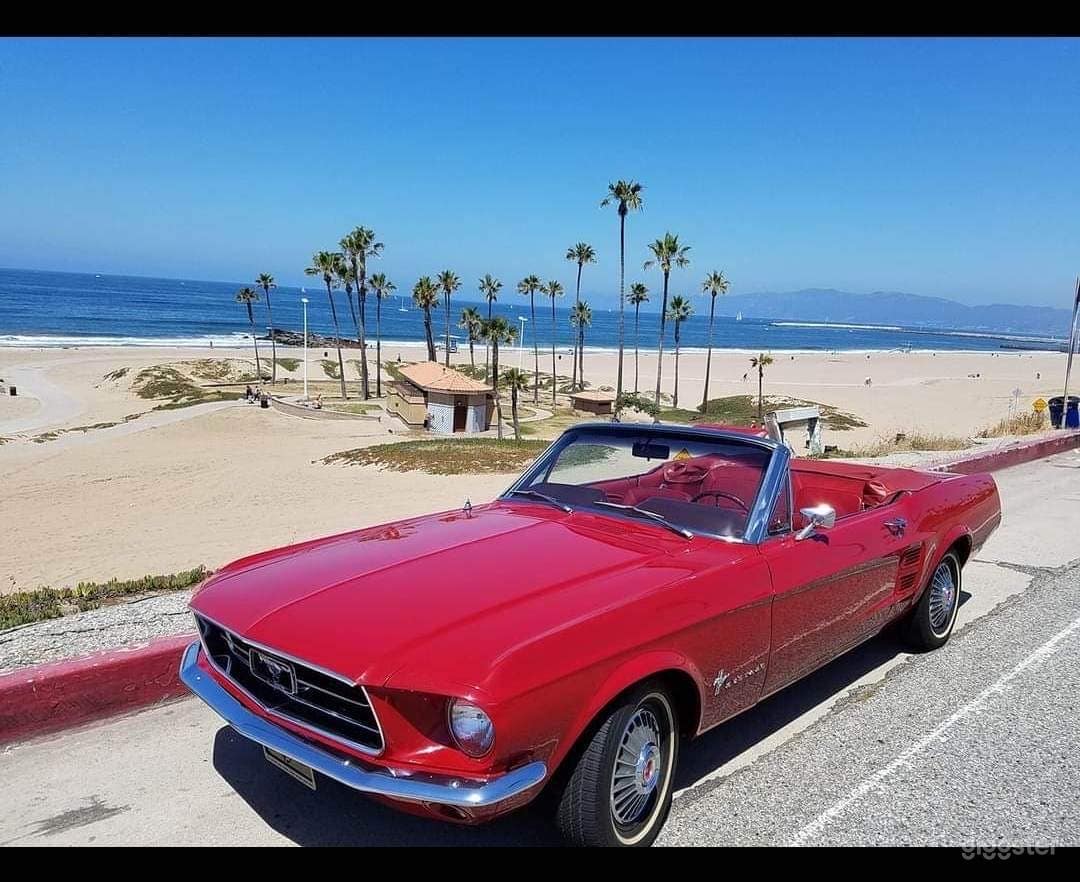 #76,019 Classic 1967 Red Mustang Convertible  Photo 2