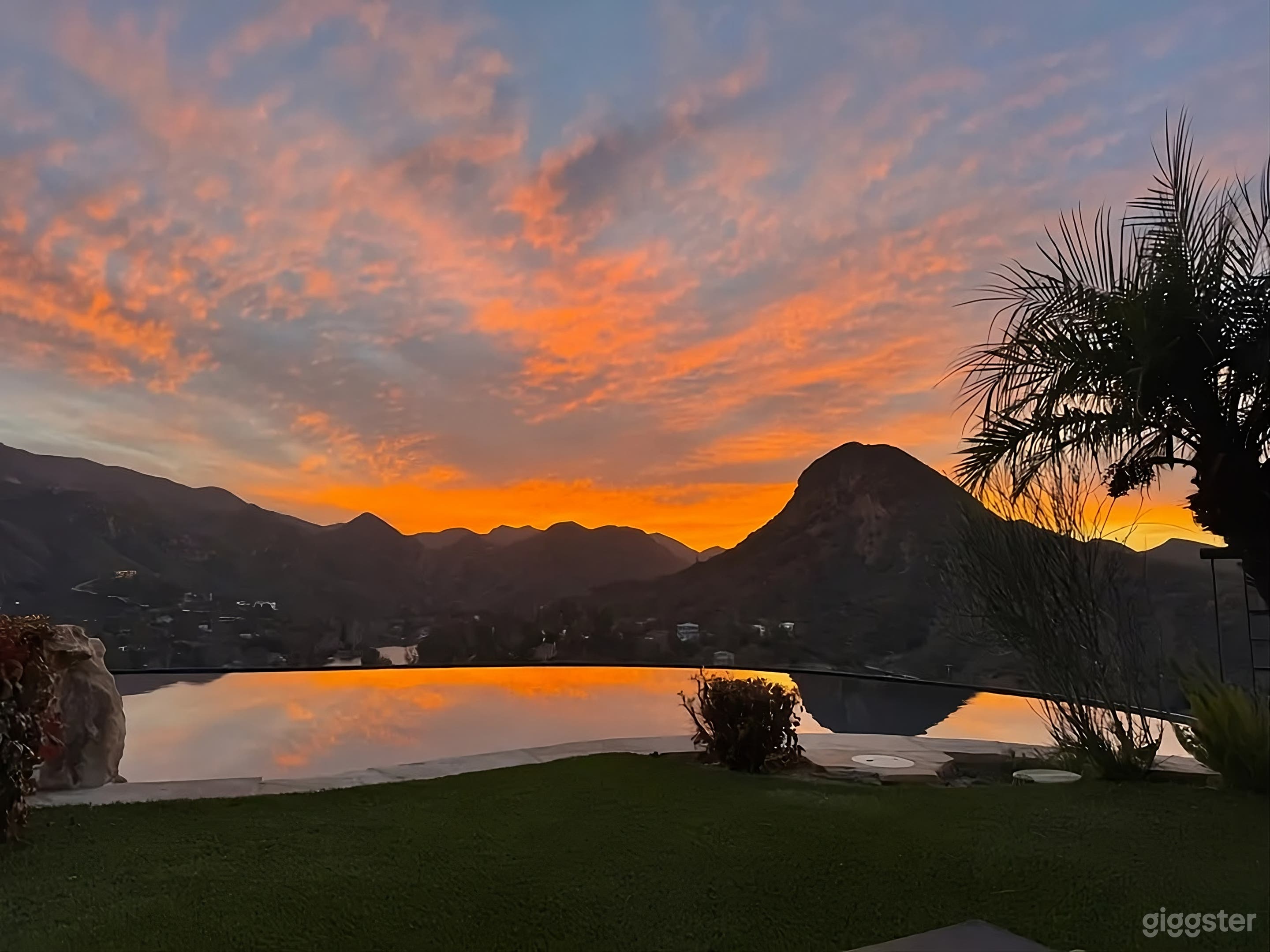 Cinematic Hillside Backyard Estate Photo 2