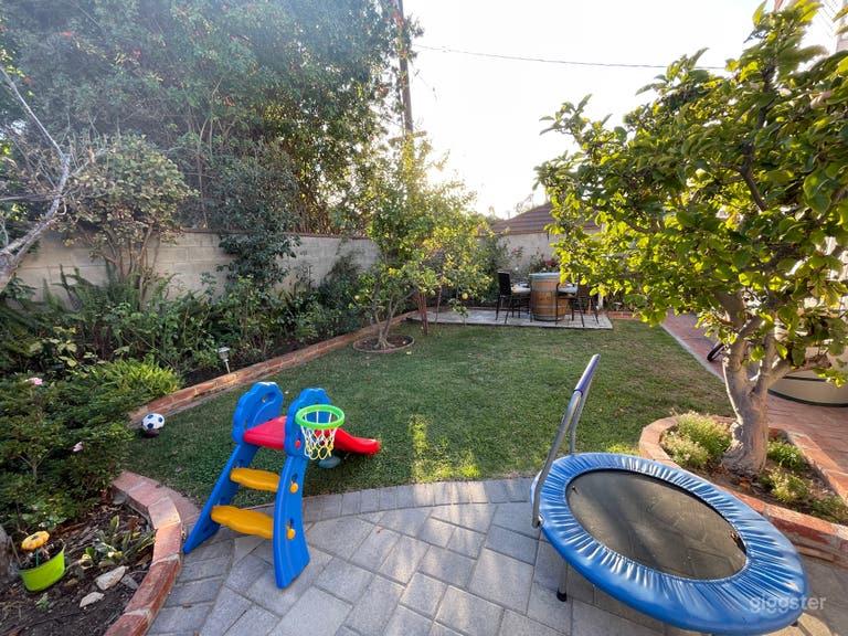  Anywhere, USA landscaped front and back yard  