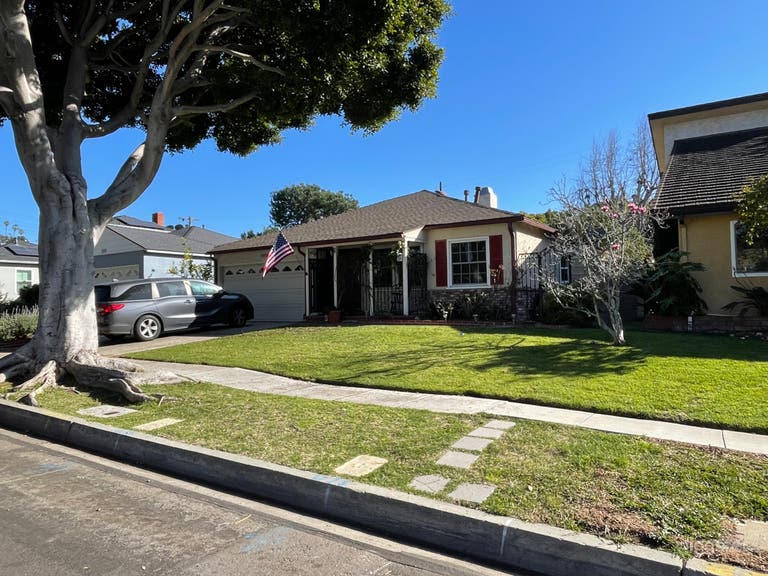  Anywhere, USA landscaped front and back yard  