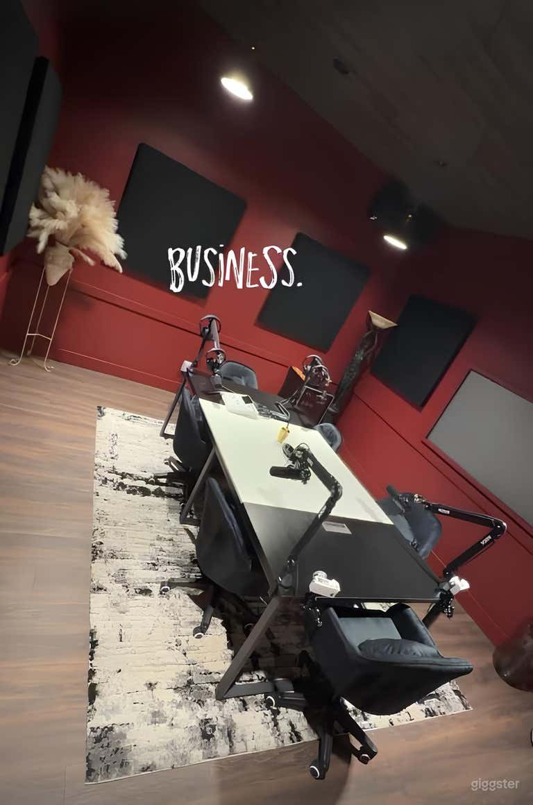  Podcast Like a Pro - Modern, Sleek Interview Room 