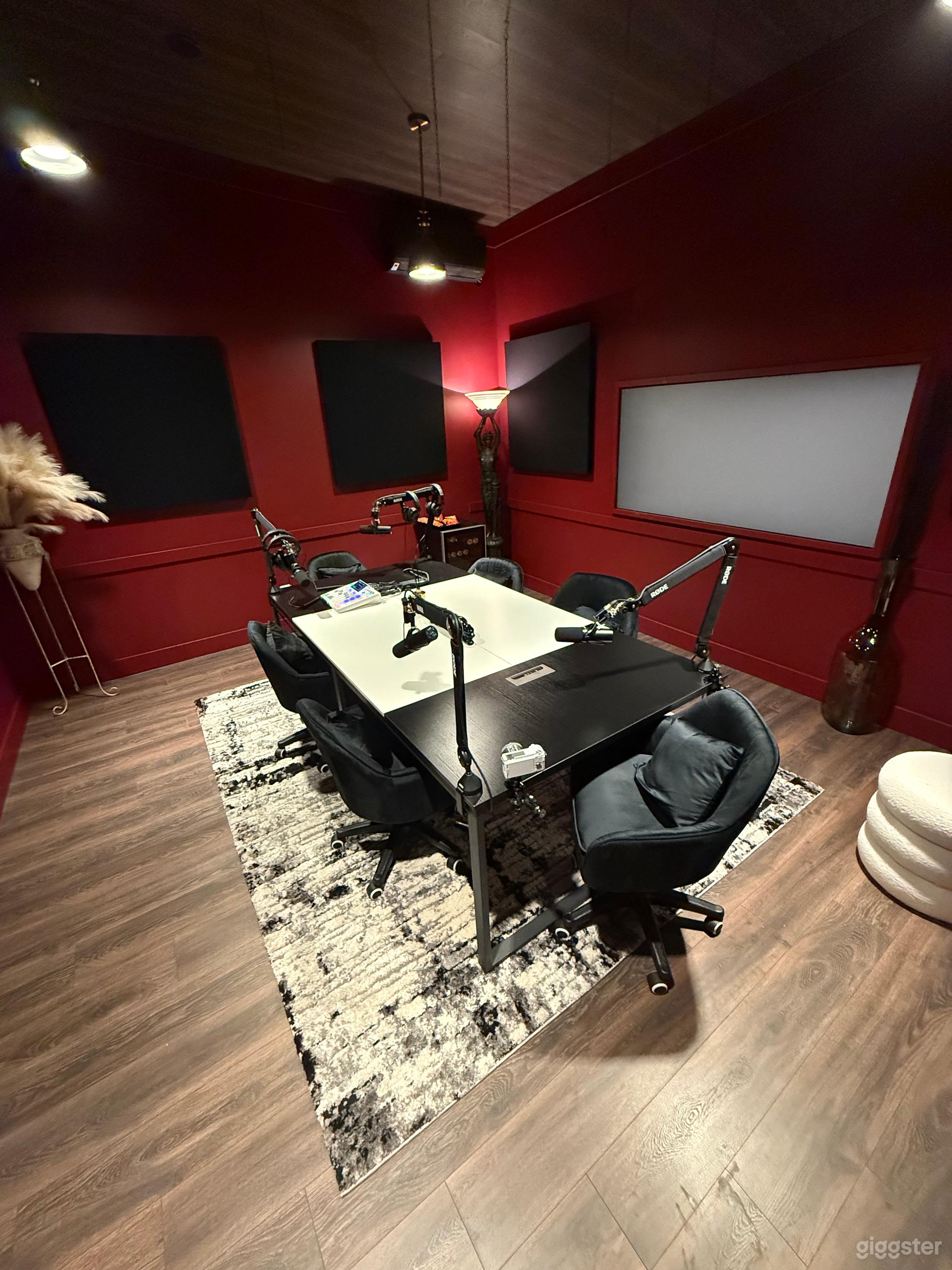 Podcast Like a Pro - Modern, Sleek Interview Room Photo 1