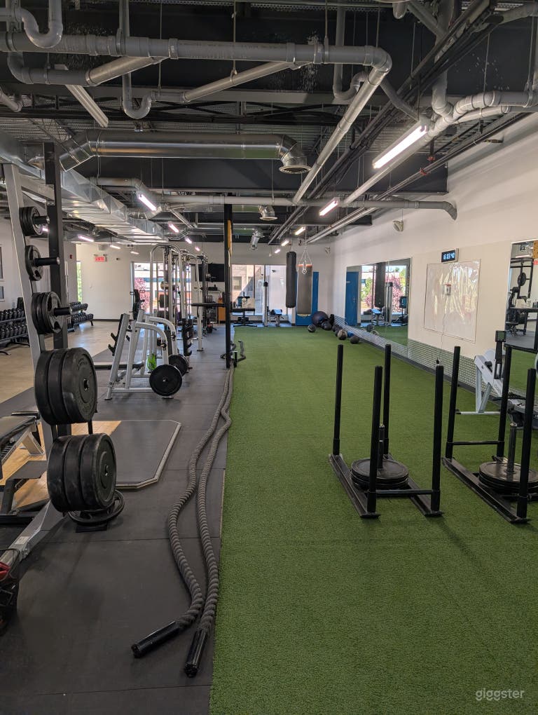  Sleek & Modern Fitness Studio (with Turf Field) 