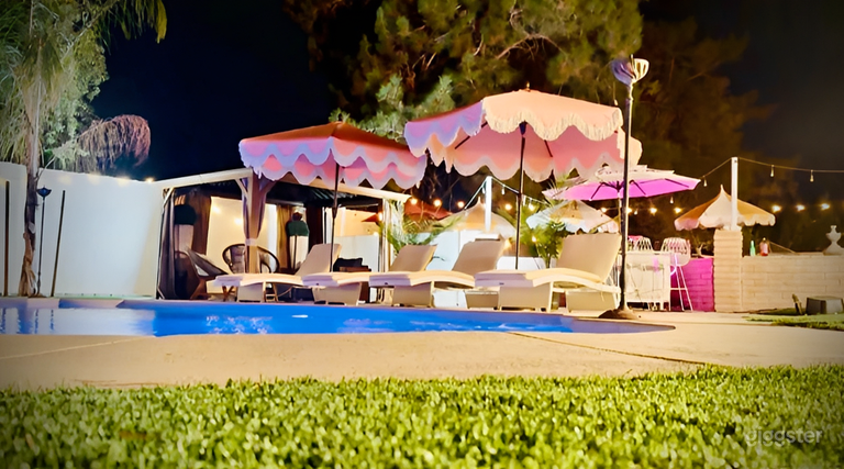  Oasi Piscina Pastello con Vista Palme 