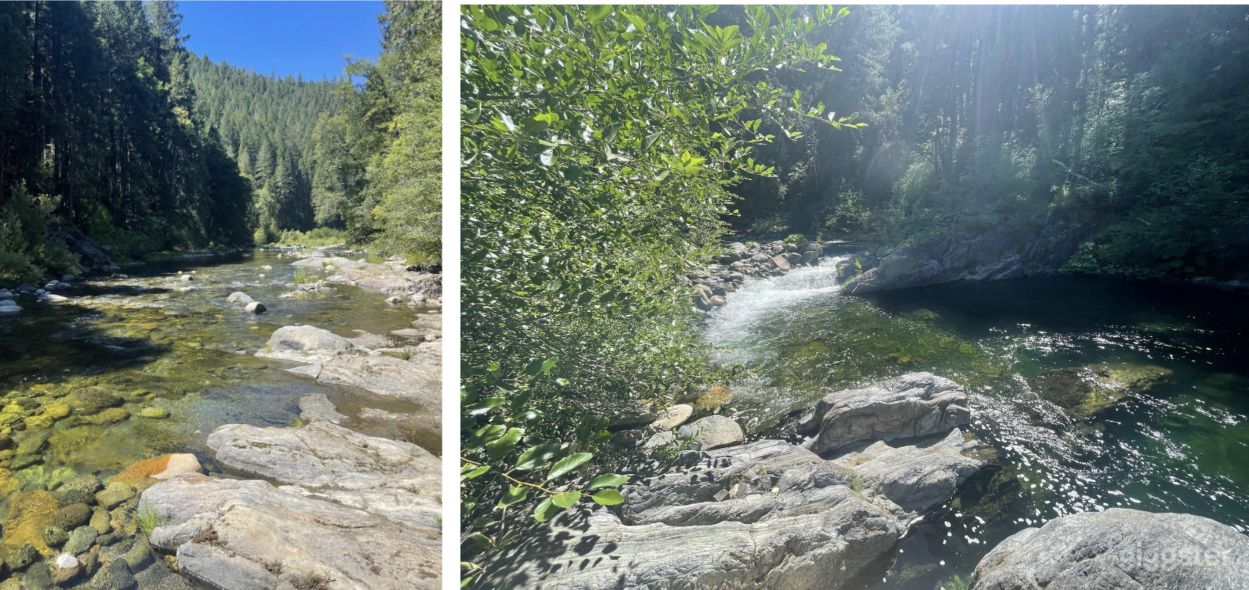 River side of property