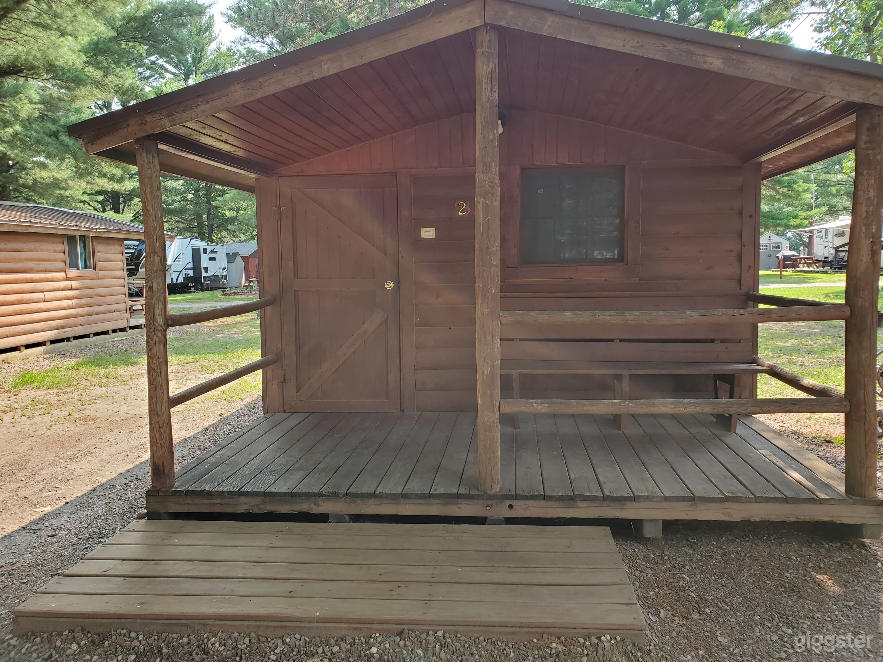 Lightly Wooded Outdoor RV Campground  Photo 3