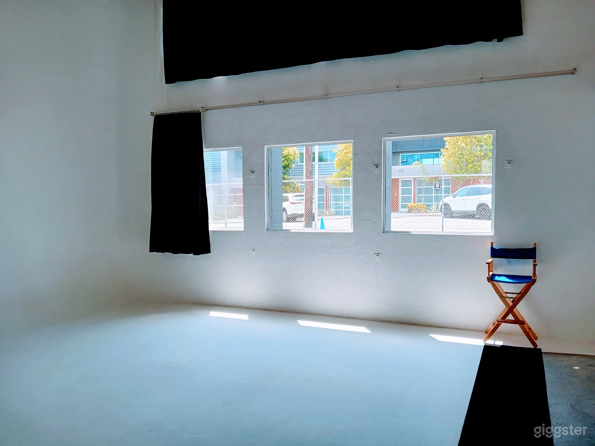 Curtains open you get lots of natural light.