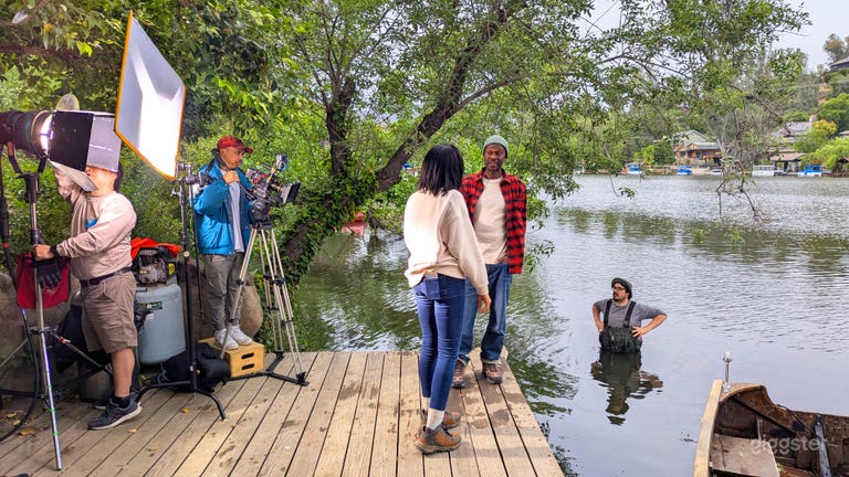  The lake is shallow near the dock, making it safe and convenient for shots back to the property 