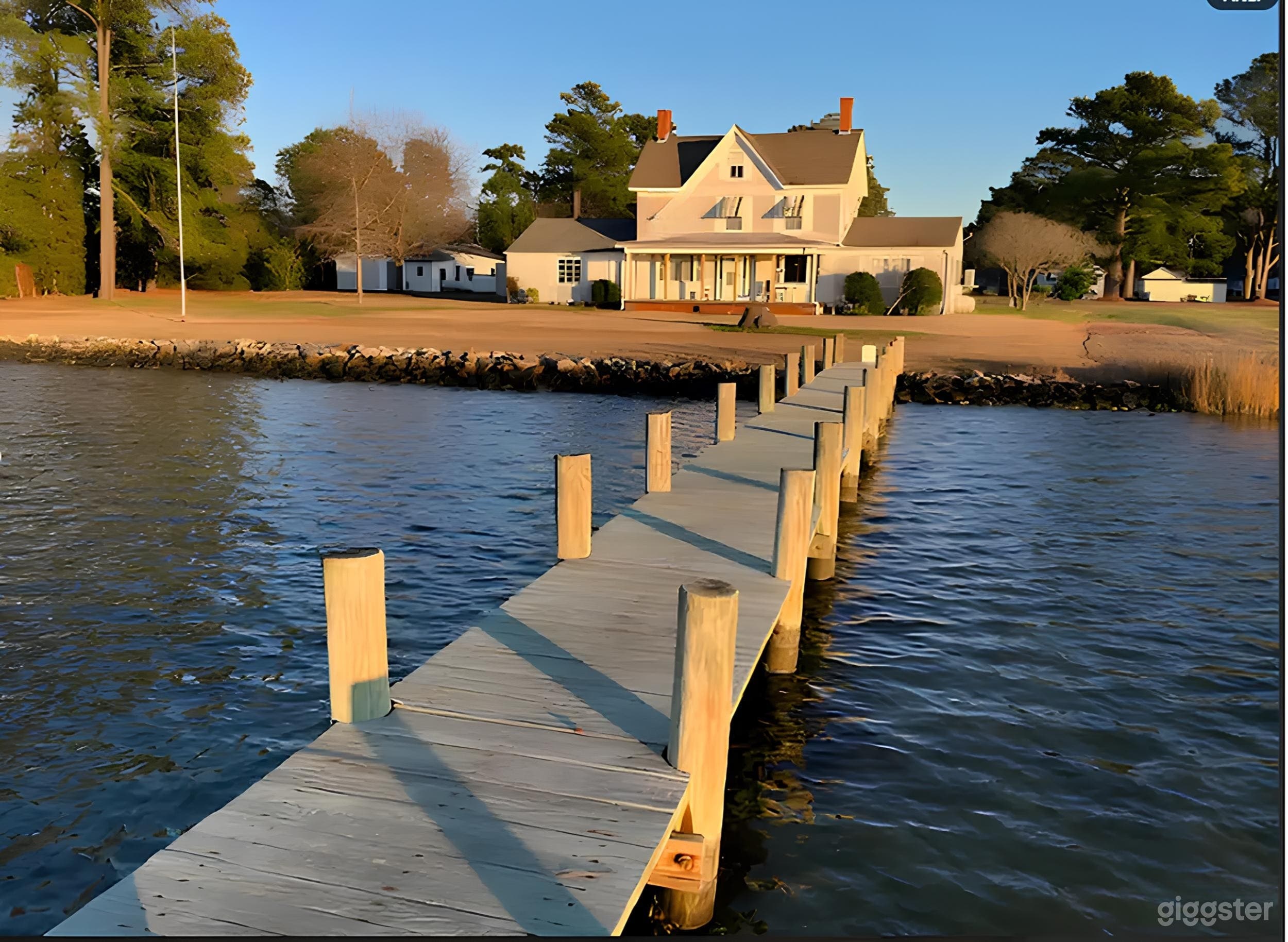 Waterfront Backyard with Open Lawn Photo 4
