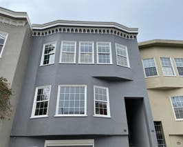  Outside, freshly painted 