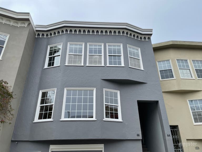  Outside, freshly painted 