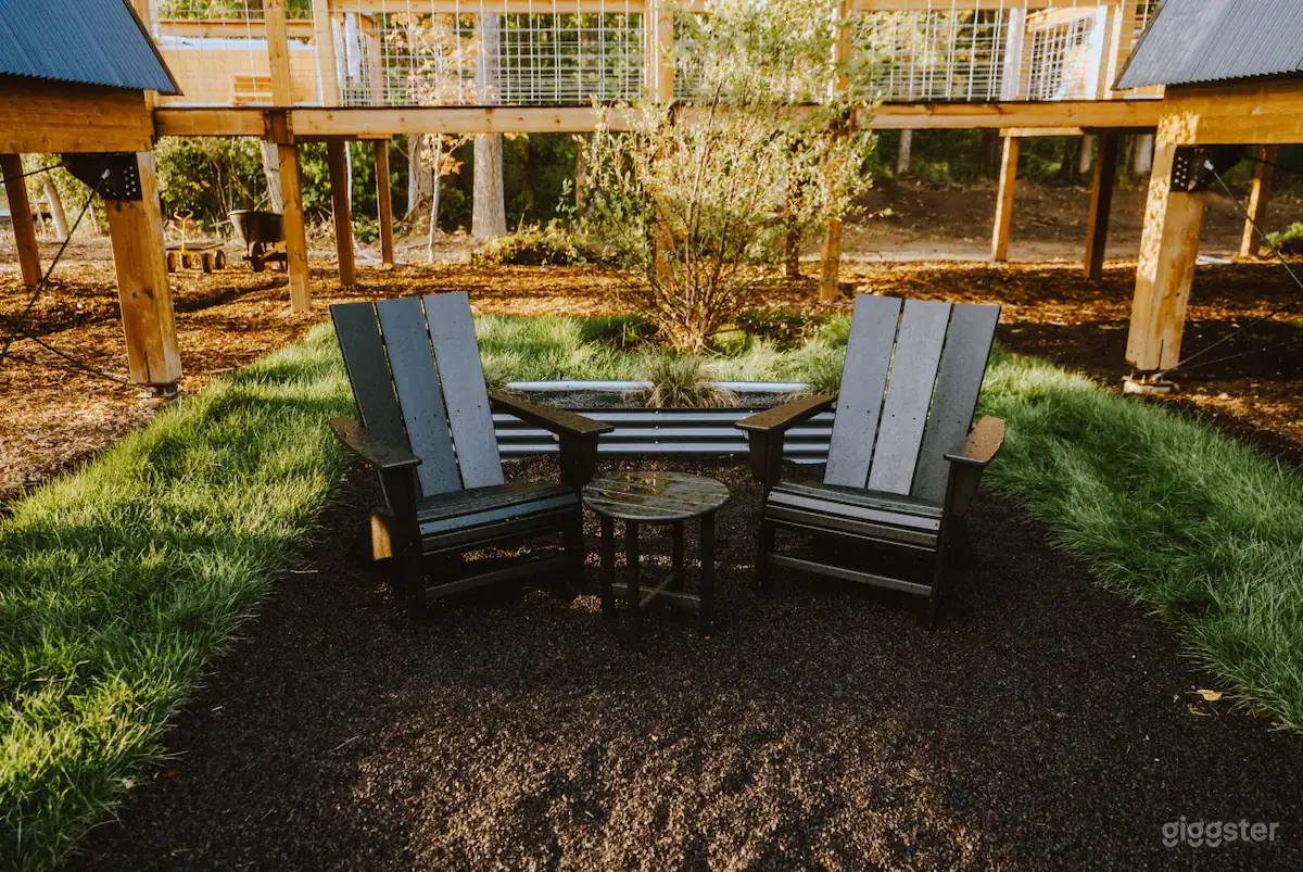 Scenic Waterfront Retreat: A-Frame Treehouse Filming Location Photo 4