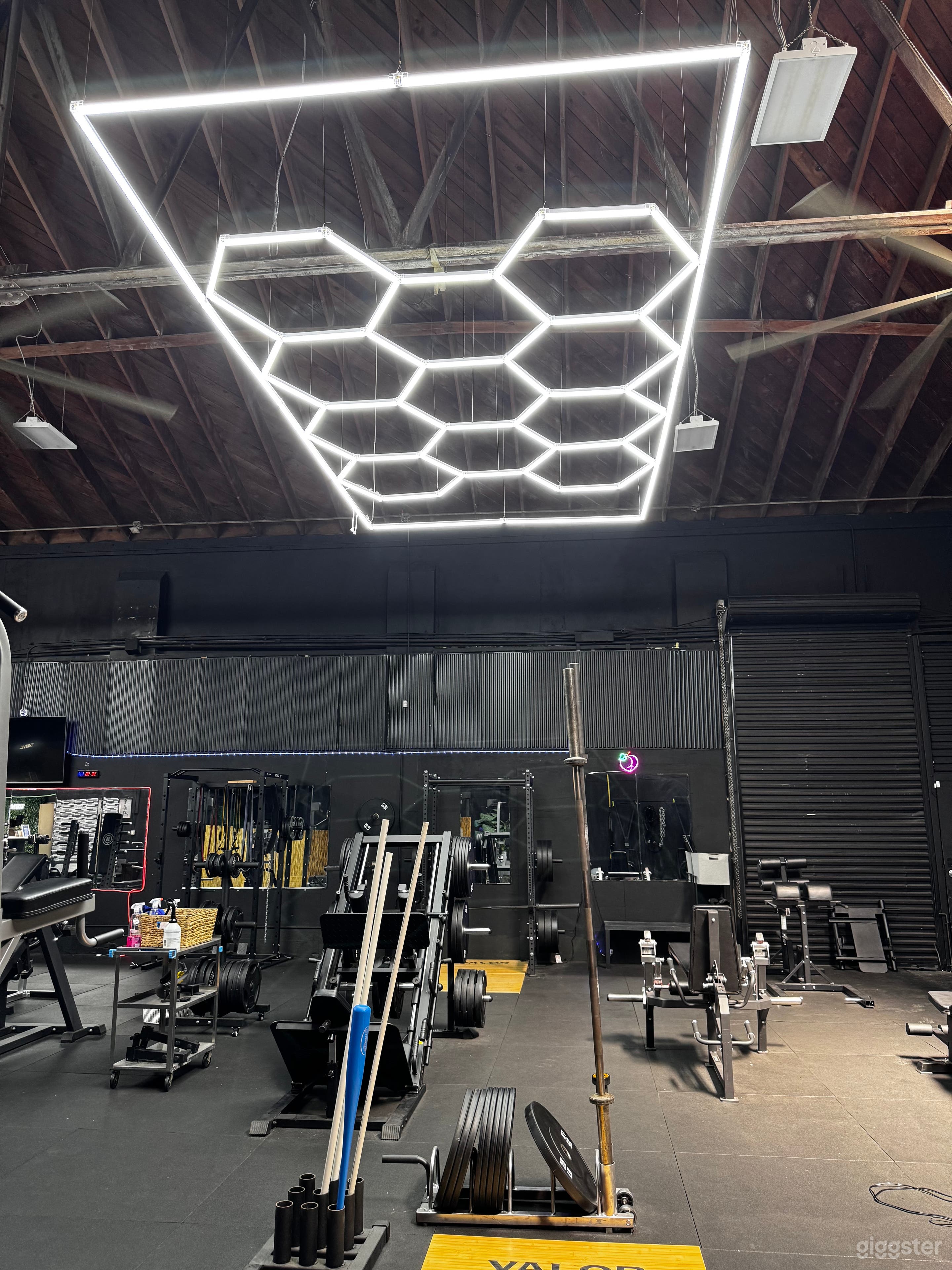 Indoor , private warehouse gym, perfect lighting Photo 2