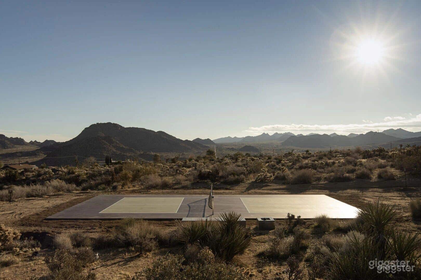 Organic Minimalism &amp; Modern Opulence: Tennis Court Photo 1