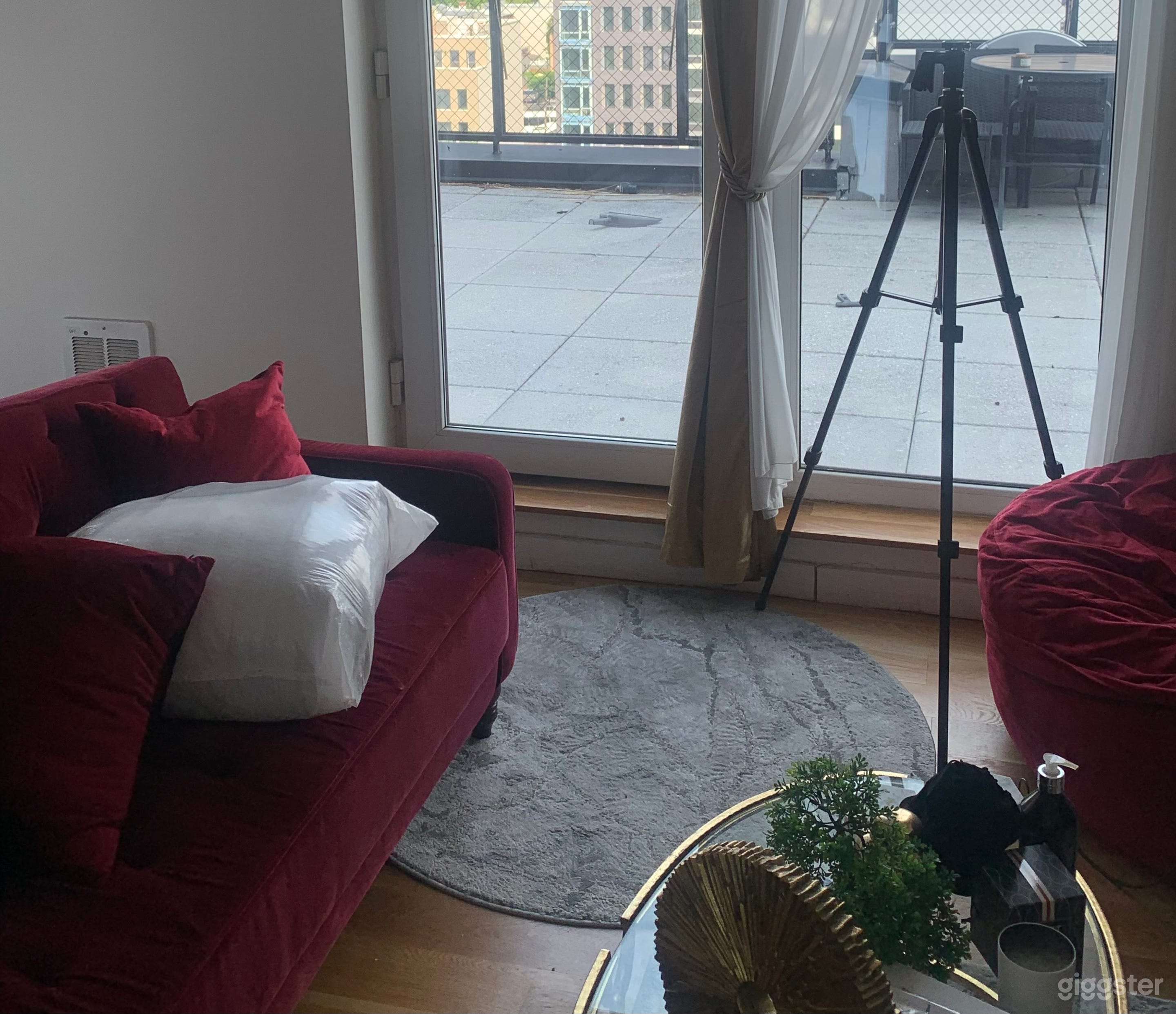 Indoor/outdoor Modern private patio & lounge space Photo 2