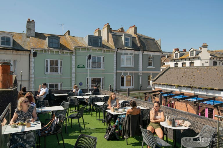  Rustic Rooftop Coffee Roastery 