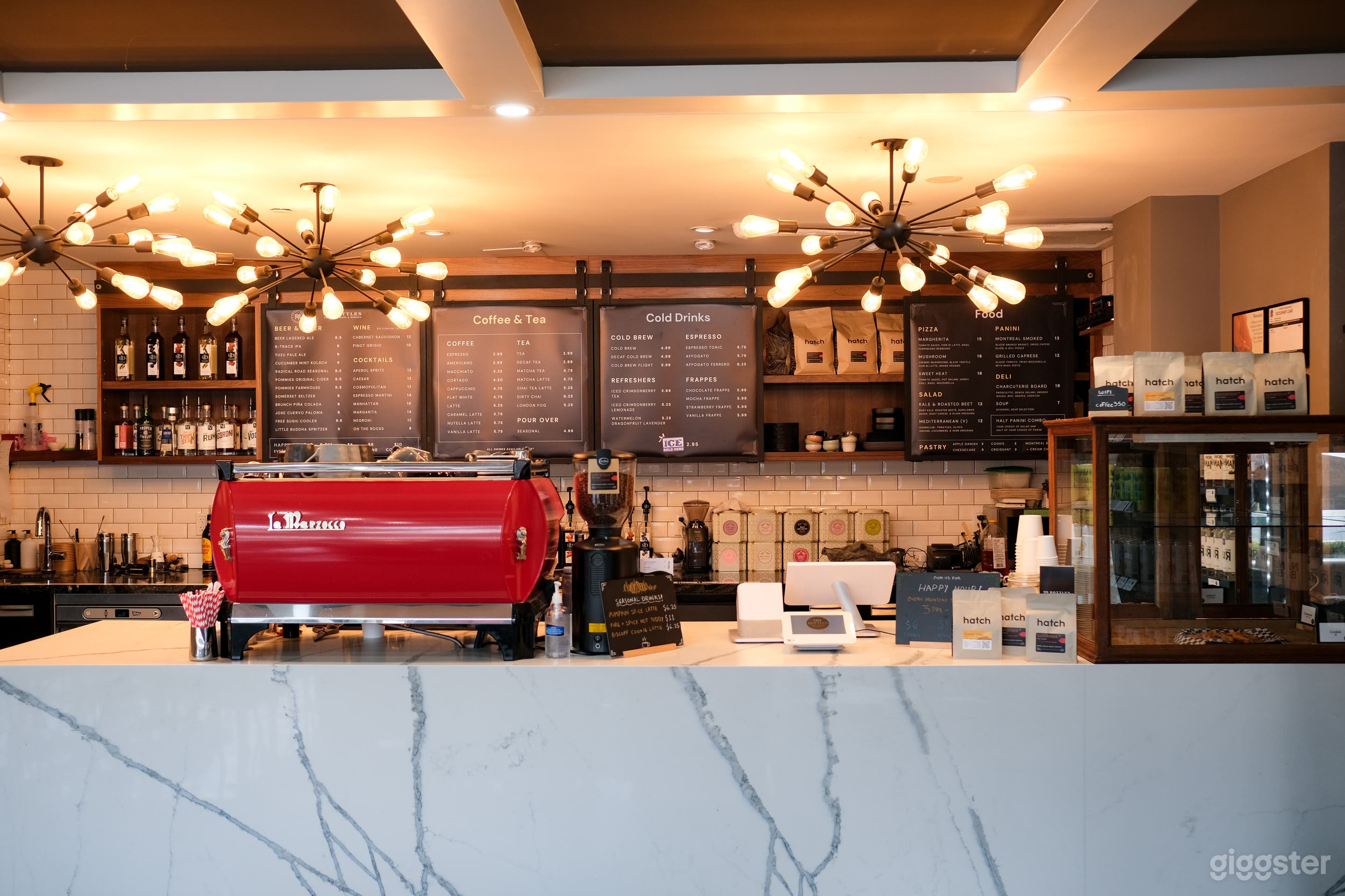 Indulge in our espresso &amp; cocktail bar.