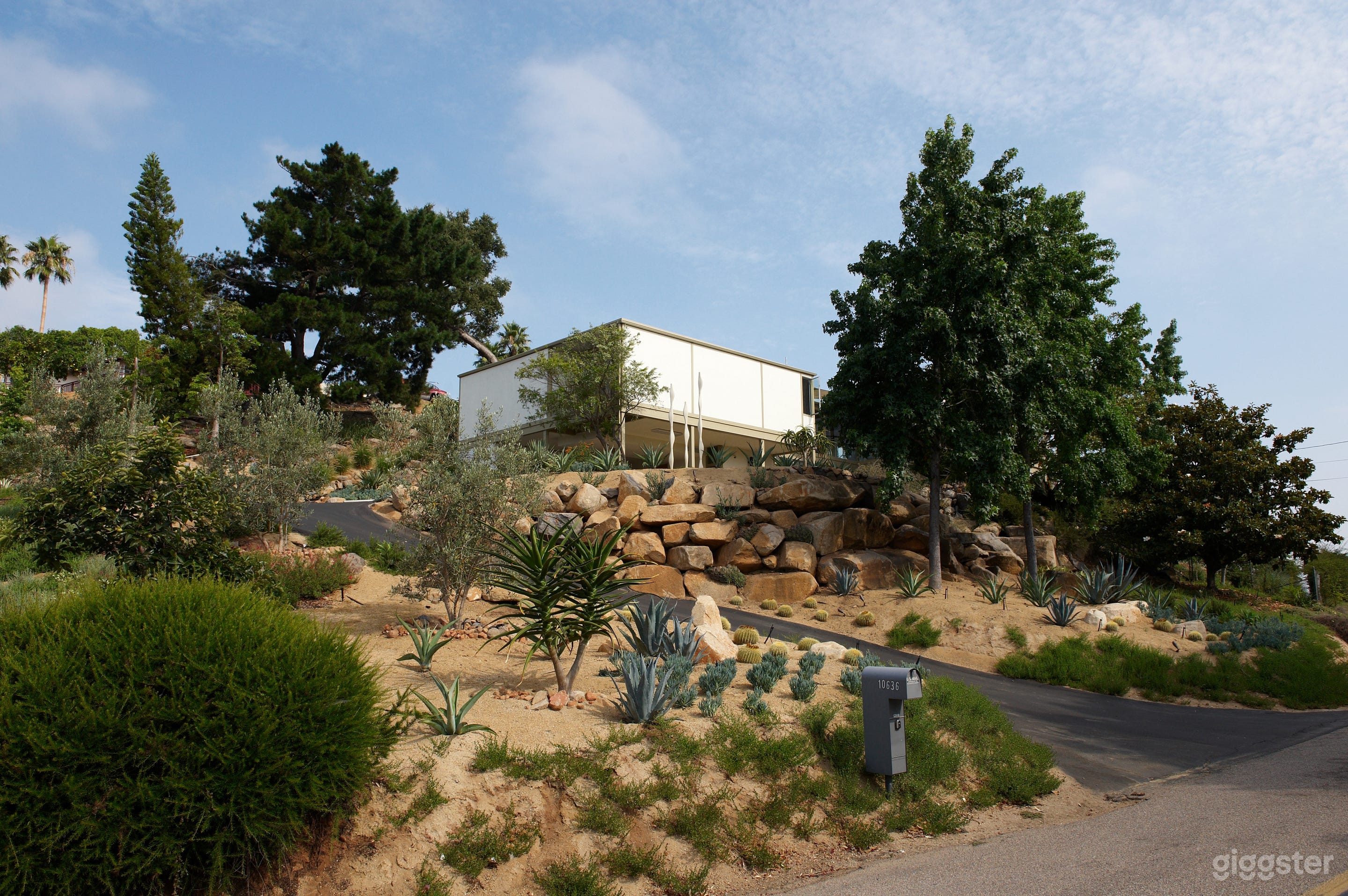 Yard wraps around entire house.