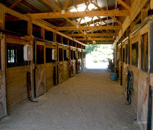 Barn Aisleway Photo 1