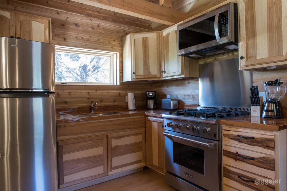 Cozy Cabin 1 with Fire Pit and Barbeque Deck Photo 4