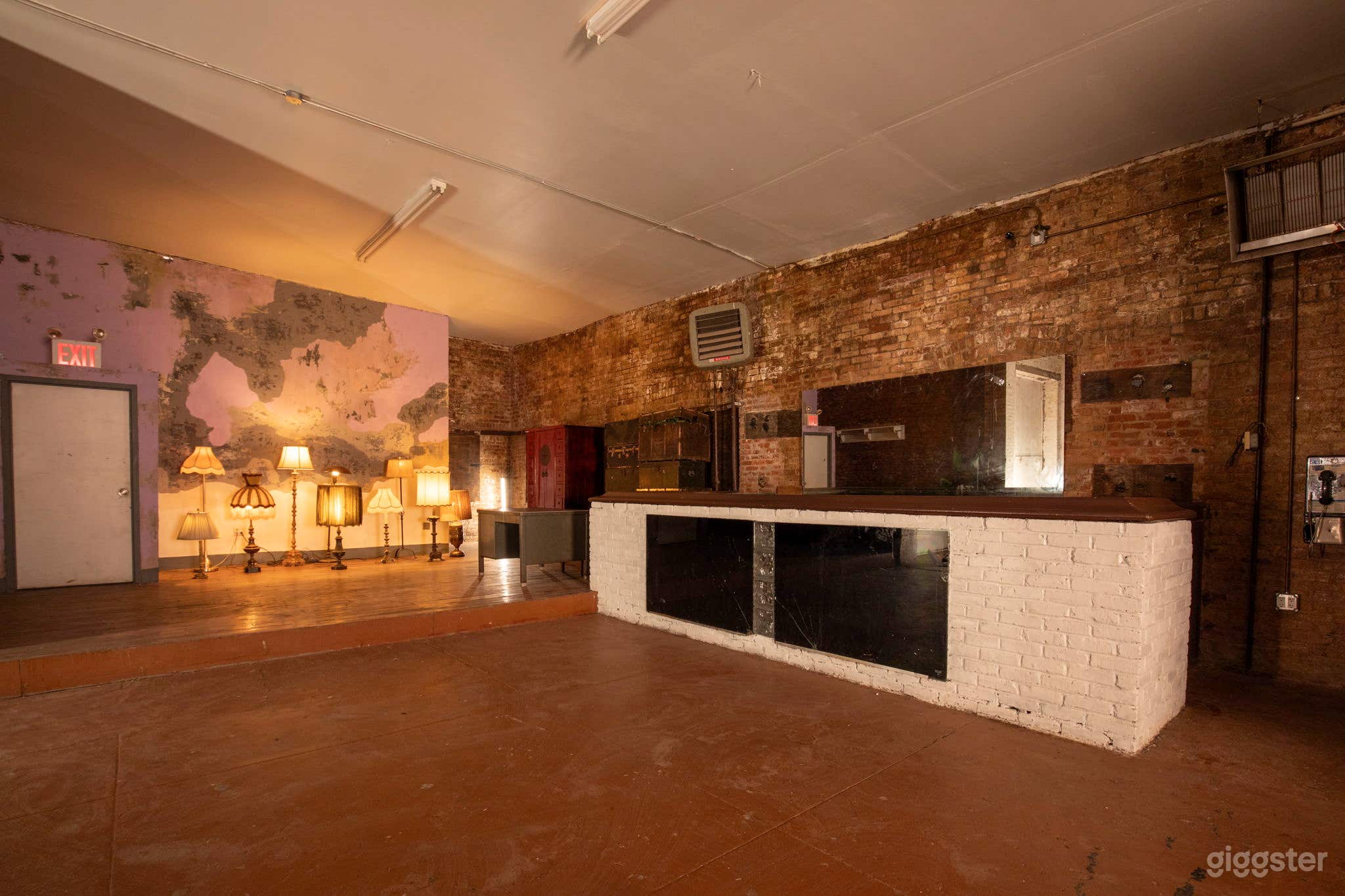 Industrial Warehouse with Stage and Bar in Bushwick Photo 3