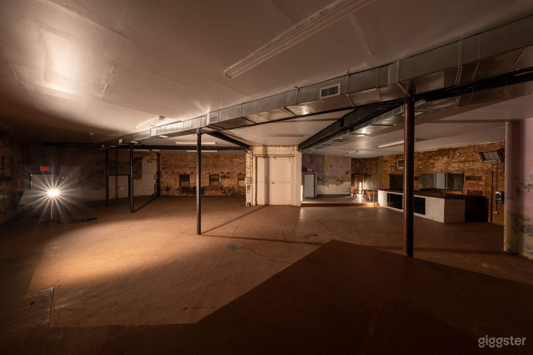 Industrial Warehouse with Stage and Bar in Bushwick Photo 3