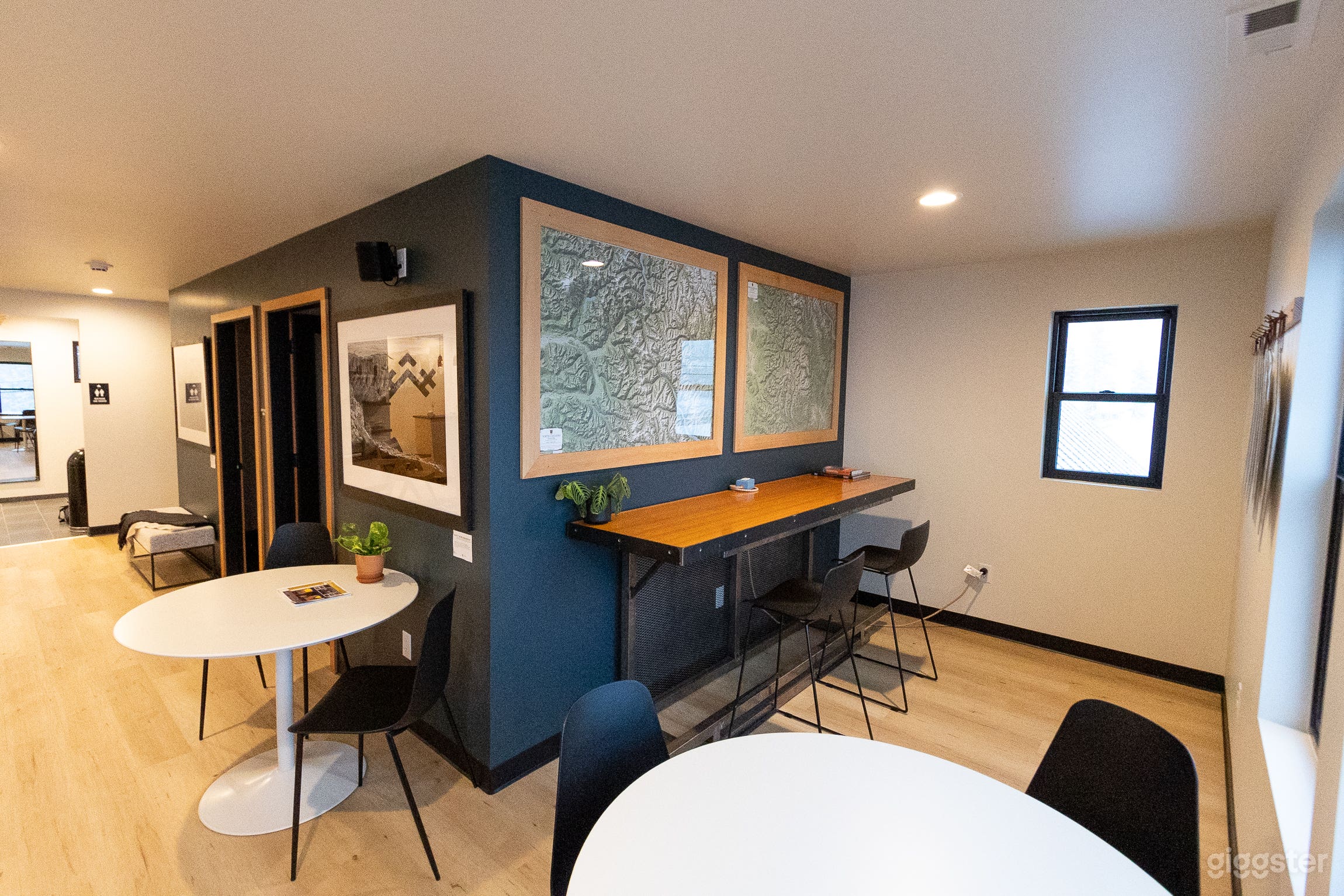 The Living Room - Map wall